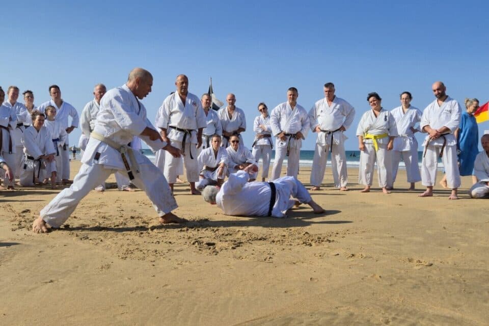 Karaté en extérieur