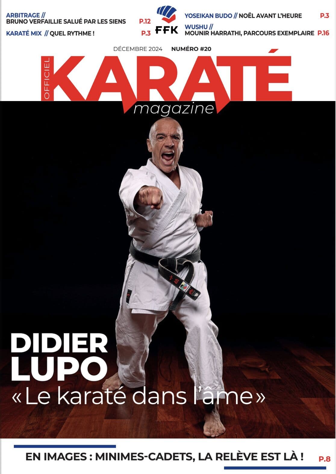 Une de Karaté Magazine — Didier Lupo, le karaté dans l'âme
