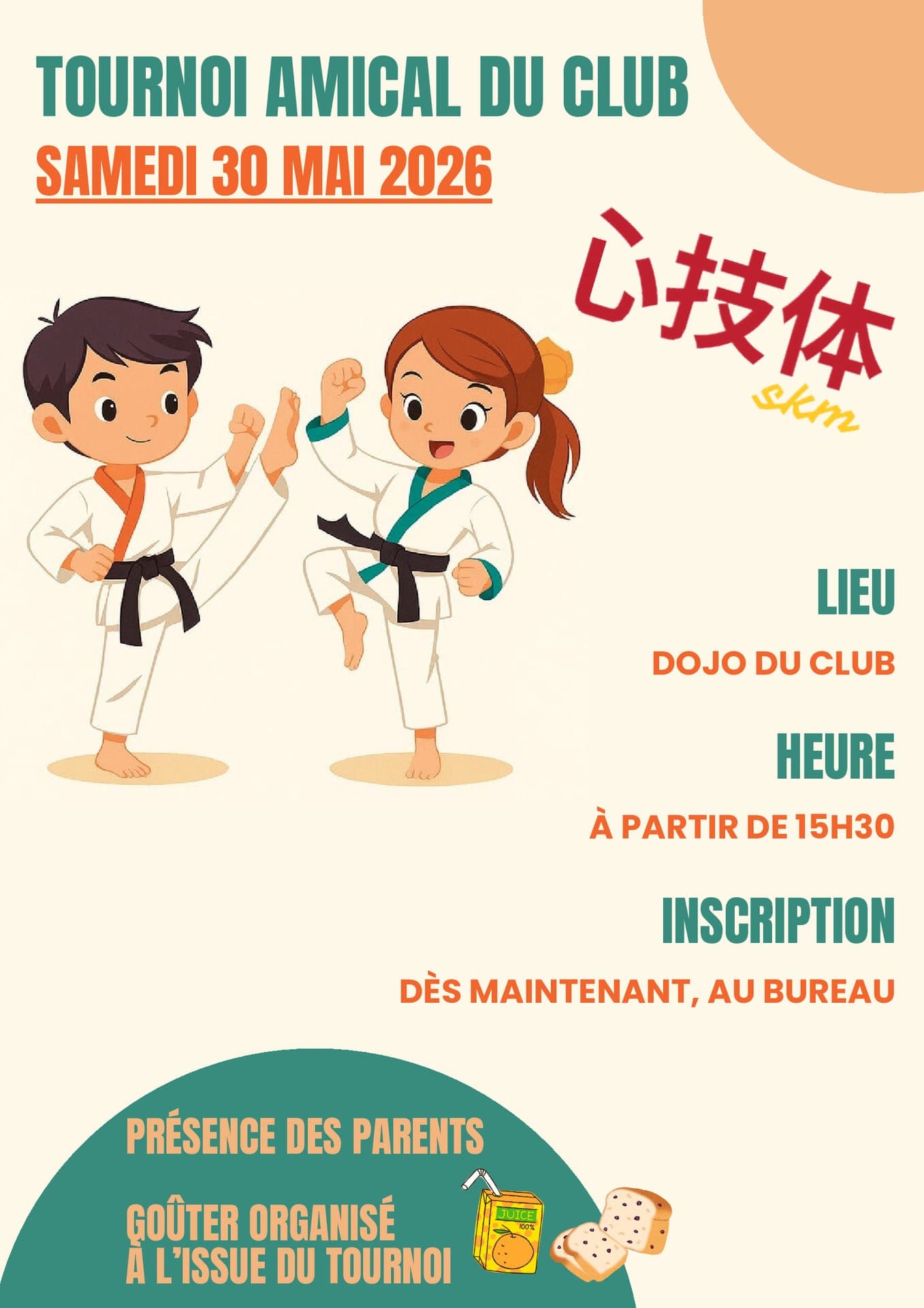 Tournoi interne pour les enfants du club