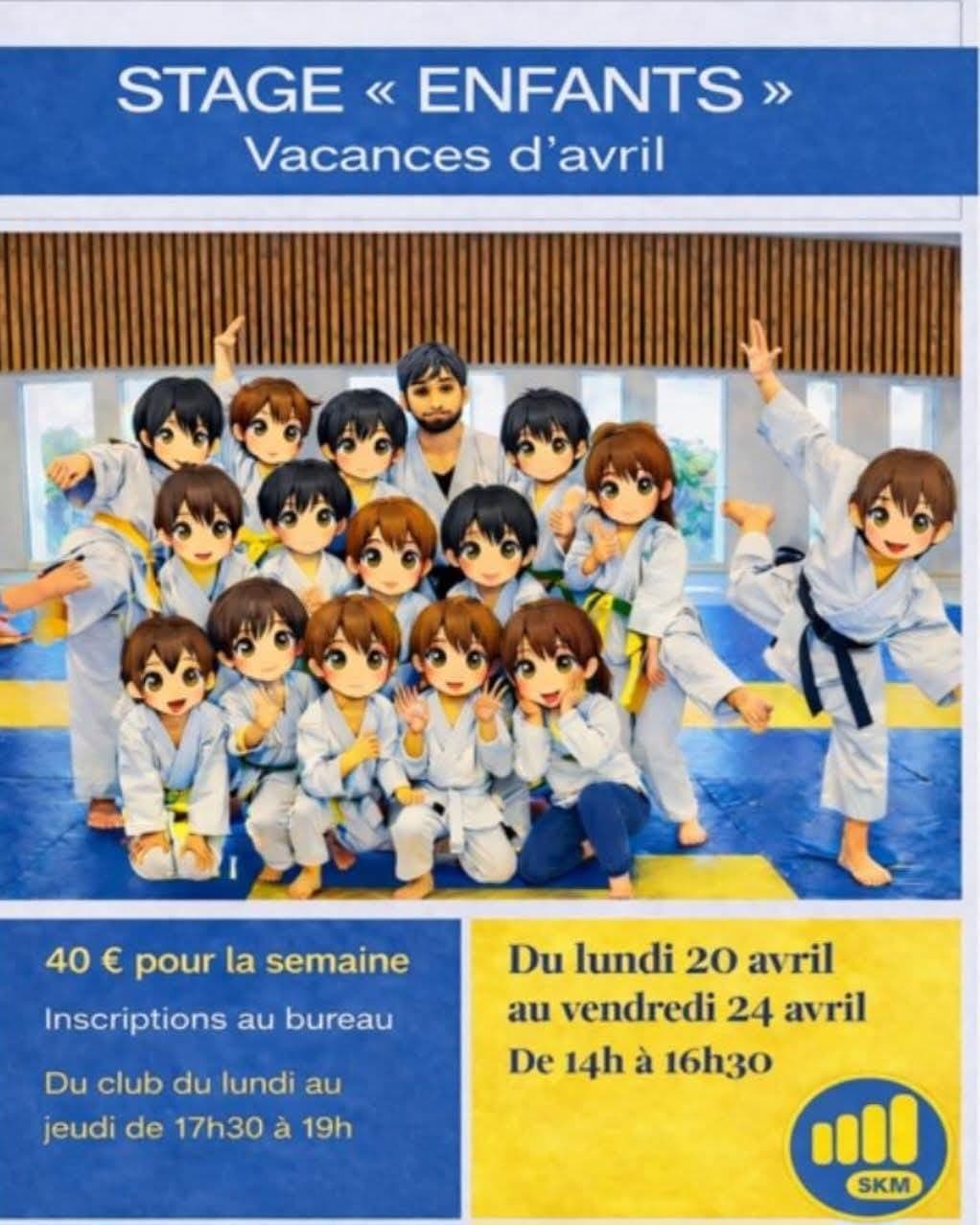 Stage des vacances scolaires d'avril 2026